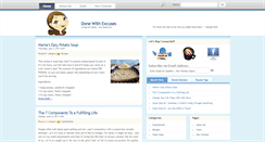 Desktop Screenshot of donewithexcuses.com